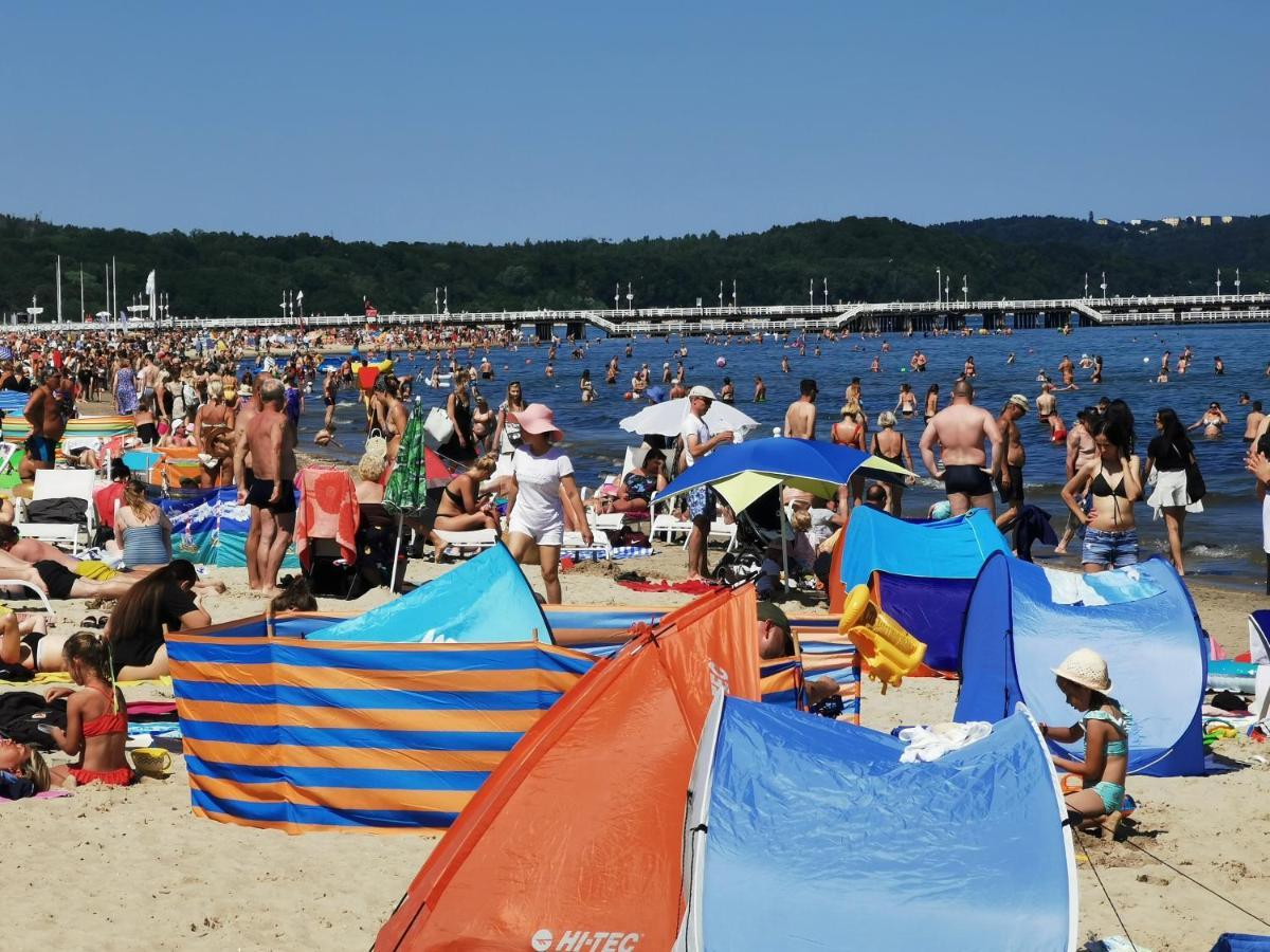 H2O Apartament Z Balkonem I Garazem, 300M Plaza Sopot Bagian luar foto